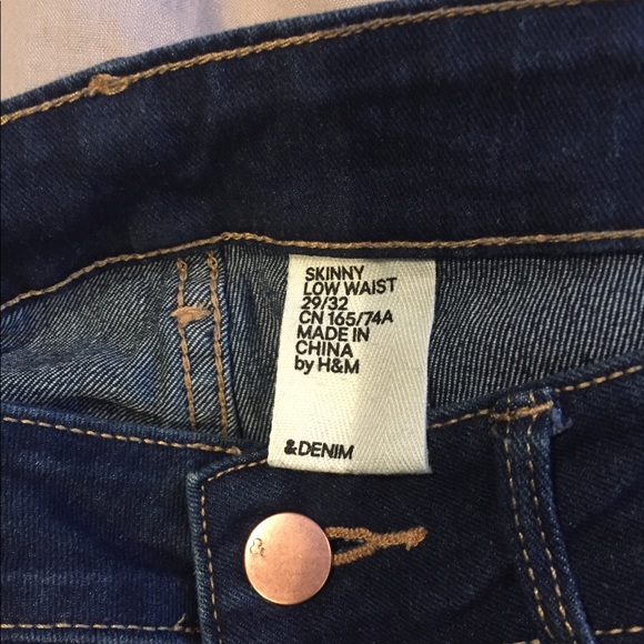 Women’s size 29/32 stretch skinny jeans by H&M - Picture 2 of 5